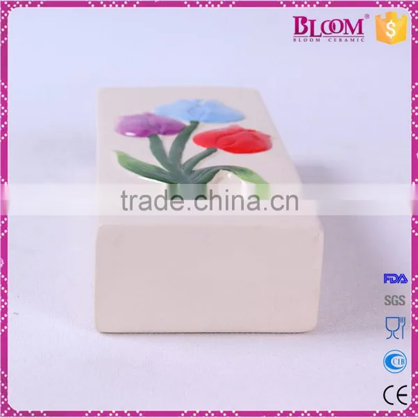 Hand-painted Ceramic Flower Wall Mounted Humidifier photo-4