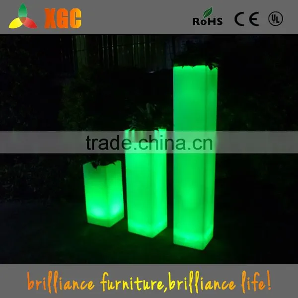 Flashing Plastic PE RGB Color Changing Led Pillar/Led Pillar Light/Wedding Flowers Pillars photo-5