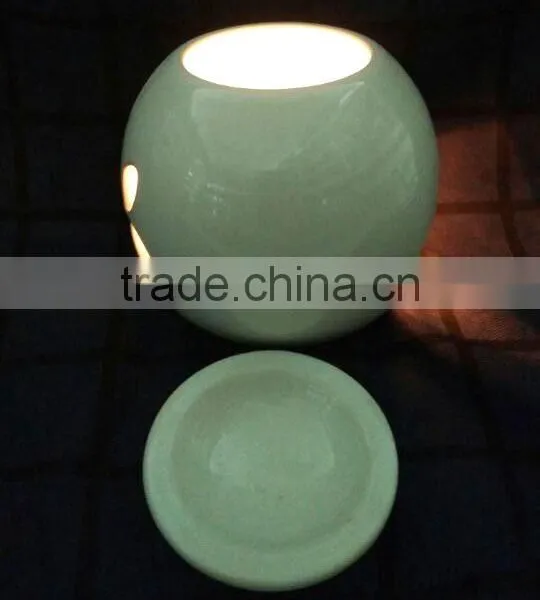 Factory Direct Ceramic Tea Light Oil Burner With Aromatherapy Function photo-6