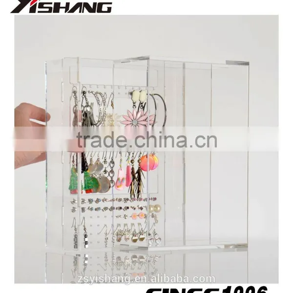 Custom Pegboard Turnable Acrylic Display Racks For Earring photo-4
