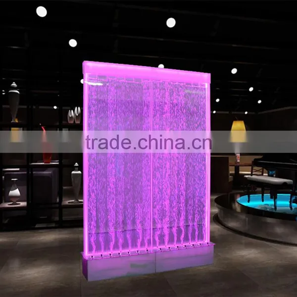 High Quality LED Vortex Acrylic Water Bubble Wall Panel Office Partitions photo-4