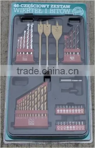 46PCS COMBINATION DRILL BITS SET, Drill Bits, Drill Accessory Kit photo-2
