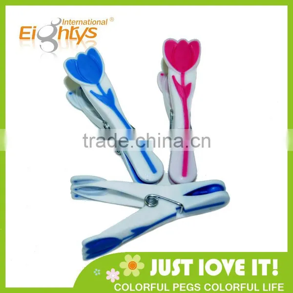 Best Selling High Quality Decorated Hanging Colored Soft Grip Peg for Clothes photo-2