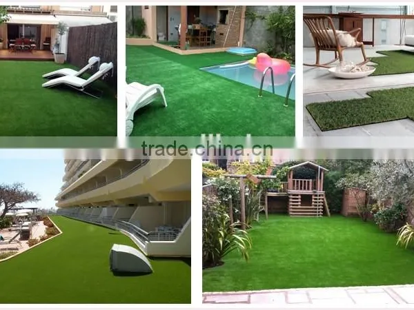 Double Spine Synthetic Turf for Rooftops, Patios, Terraces photo-4