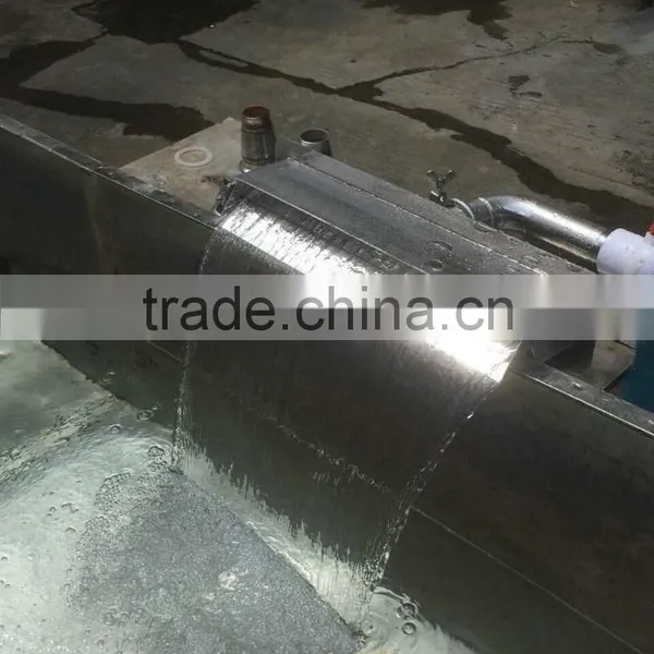 Decorative Indoor or Outdoor Artificial Stainless Steel Water Feature Wall Fountain photo-4