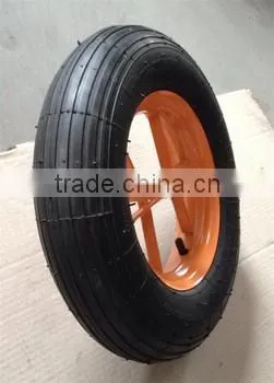 For Wheelbarrow Hot Sale 3.50-8 Pneumatic Rubber Wheel photo-2