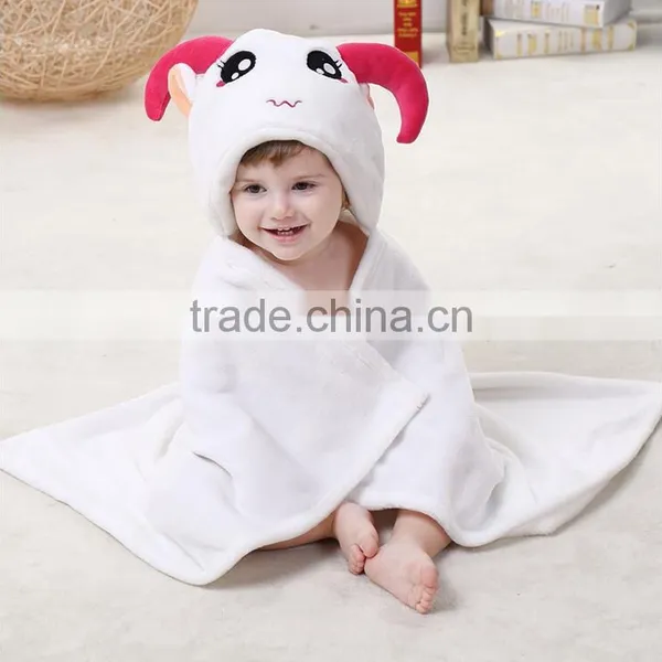 Wholesale Animal Shape Baby Bathrobe With Hood Baby Blankets photo-5