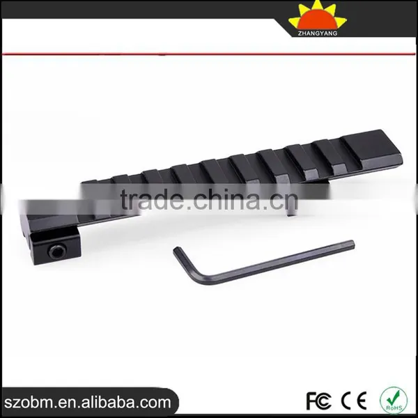D0027 Aluminum Alloy 21mm Flashlight Scope Mount Weaver Rail