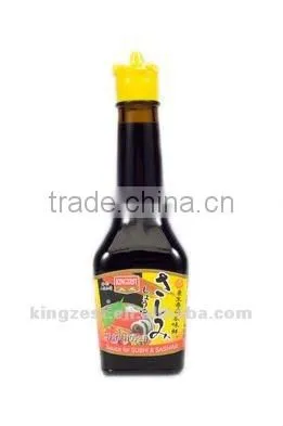 200ml in Glass Bottle Kikkoman Style Japanese Soy Sauce for Sushi and Sashimi photo-2