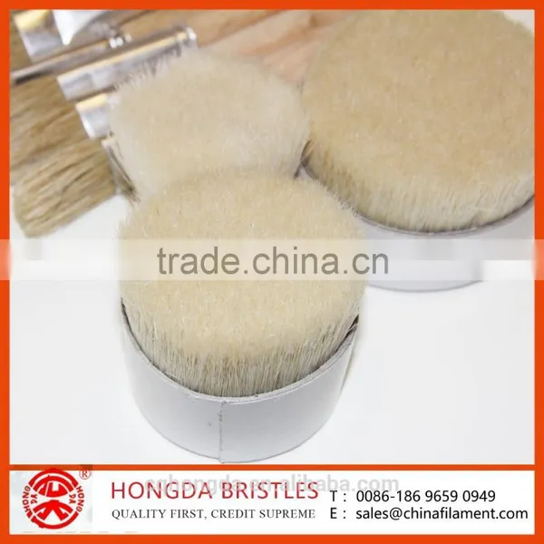 BLEACHED BOILED WHITE BRISTLE FOR ARTIST BRUSH FIBER / PAINT BRUSH BRISTLE/ COSMETIC BRUSH BRISTLE photo-2