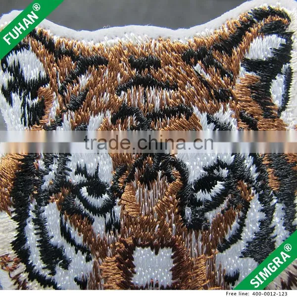 Custom Make Colorful Tiger Face Badge photo-3
