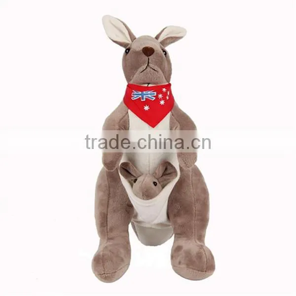 Customized Handmade High Quality Cute Blue Kangaroo Plush Toy photo-4