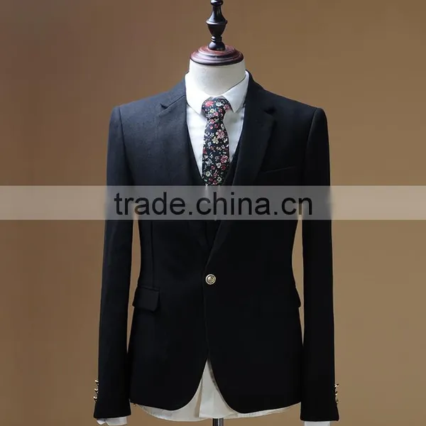 2015 Latest Design Man Clothing Mens Suit and Price 3 Piece Business Suit photo-5