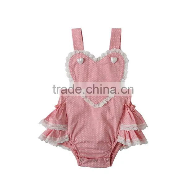 Wholesale Fashion Newborn Baby Clothes Girls Boutique Clothing 2017 Baby Romper photo-2