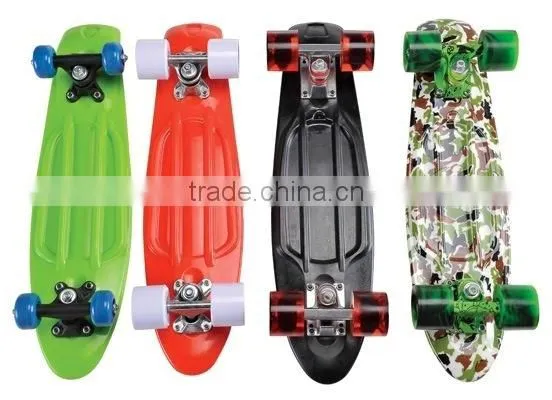 HFCW05 Wholesale New Product Fish Skateboard PP Plastic Four Wheel Skateboard photo-5