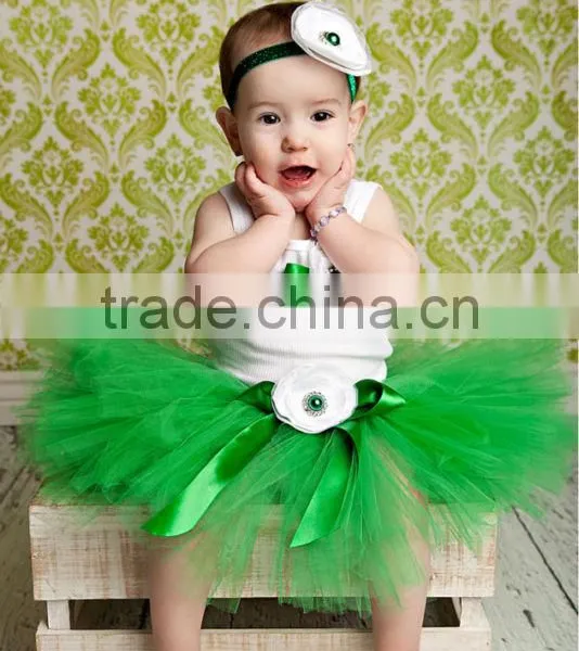 Hot Sales Kids Pettiskirt Ruffle Chiffon Petti Top Set 0-6years Pettiskirt photo-4