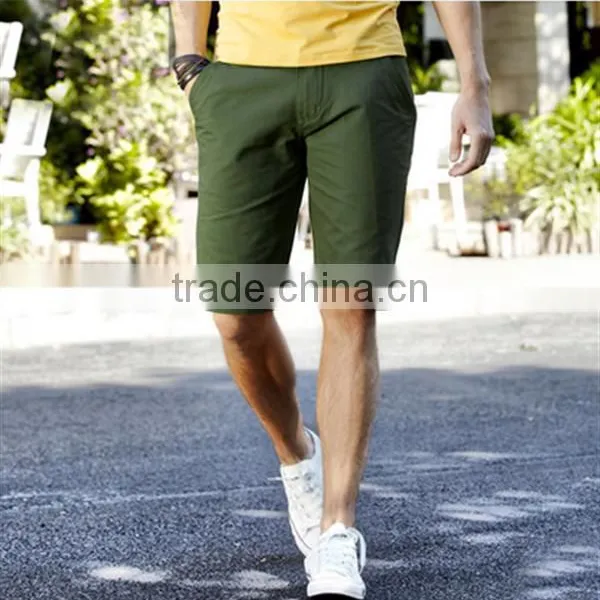 High Quality Hot Sale Cotton Green Anvy Blue Khaki Casual Boy Half Pants photo-4