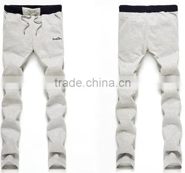 2016 Cotton Wholesale OEM Gym Sports Pants CVC(60/40) photo-4
