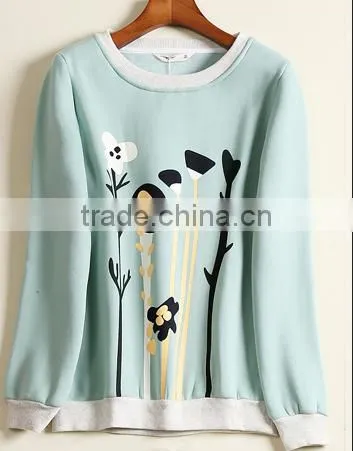 Latest Design Sweetlovely Crewneck Hoodies for Ladies Cheaper Customs Crewneck Hoodies&sweatshirt photo-2