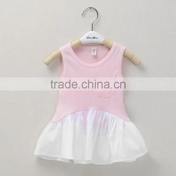 Cheap Summer Sleeveless Kid Dress New Kids Dress photo-3