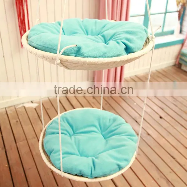 R1990H Cat Hammock Bed Rattan Cat Bed Pet Sleeping Bag photo-2