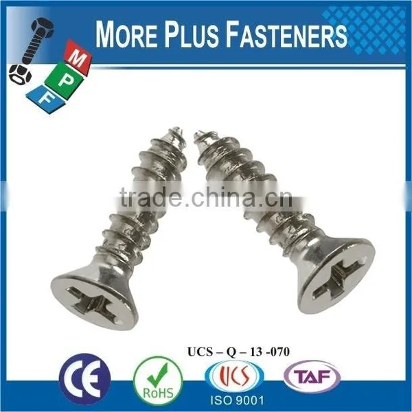 Made in Taiwan Furniture Self Tapping Screw Self Tapping Screw for Aluminum Phillips Head photo-3