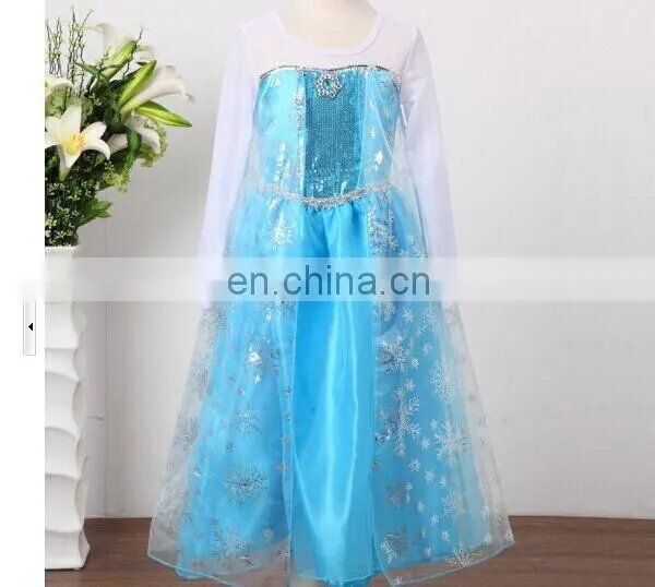 Summer Frozen Elsa Dress Elsa Dress Cosplay Costume in Frozen Custom Made Elsa Dress Cosplay Costume for Party FC2025