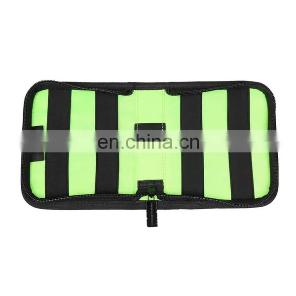 Black Padded 8 Elastic Loops Batteries ChargerCable Organiser Bag photo-3