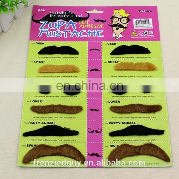 New 12stylish Set Funny Fake Mustache photo-2
