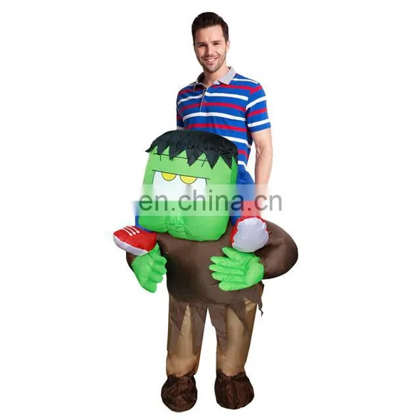 Funny Inflatable Costume Cubic Face Design Halloween Dress for Adults photo-2