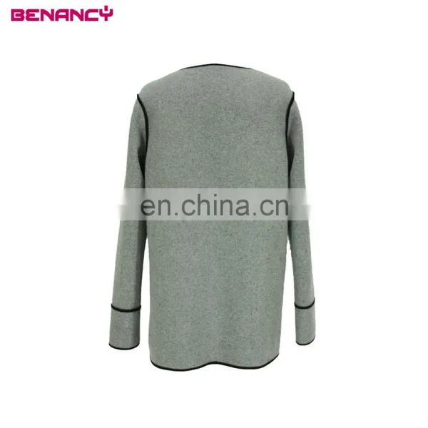 Guangzhou Factory Classic Winter Wool Old Women Coat photo-2
