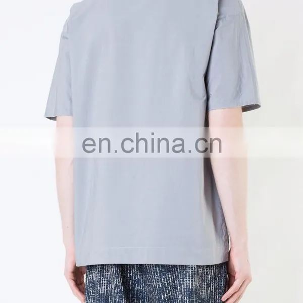Medium Grey Cotton Chest Pocket T-shirt From W.W.S 100% Cotton photo-2