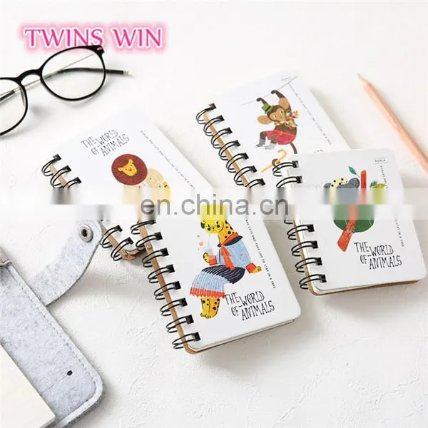 China Stationery Market 2018 New Fashion Student Cactus Design Sprial Kraft Paper Hardcover Notebook photo-2