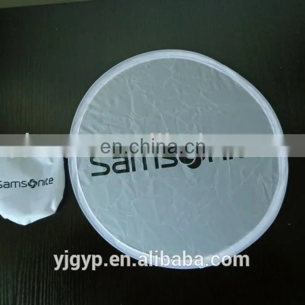 Cheap Promotional T- Shape Nylon Folding Fan photo-3