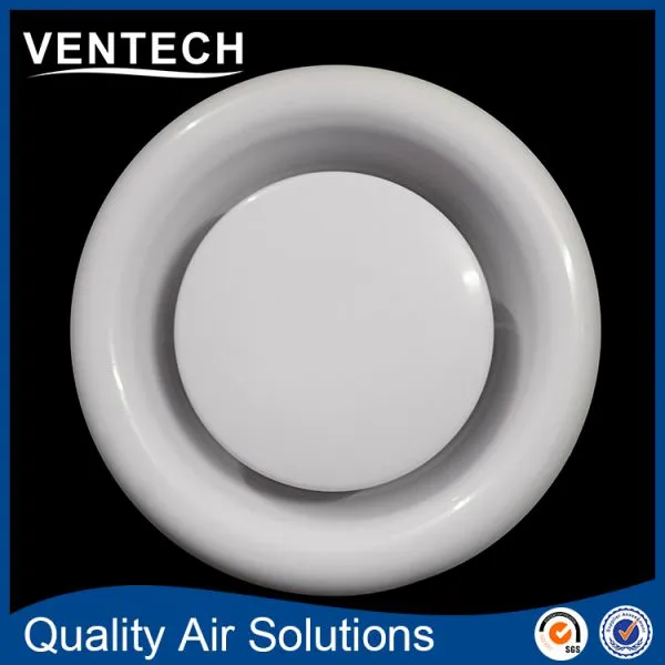Circular Ceiling Diffuser Supply Air Disc Valve Air Vent photo-2
