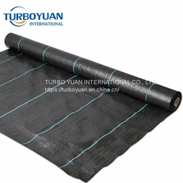 Black Plastic Weed Control Fabric Mat / PP Weed Mesh Cover photo-4