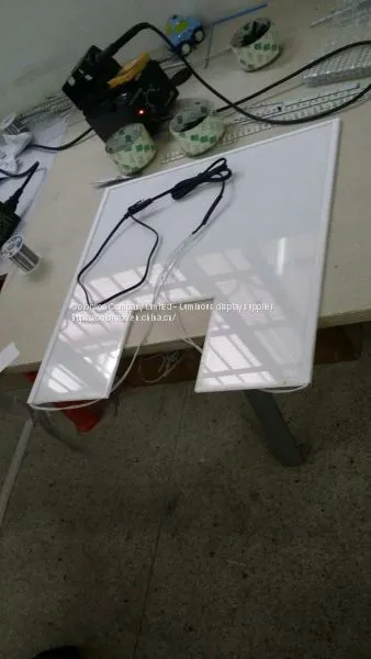 Colorwoo Led Light Panel LGP Shoppe Acrylic Display Rack Luminous Lighting Shelf Custom Size,good Detail photo-4