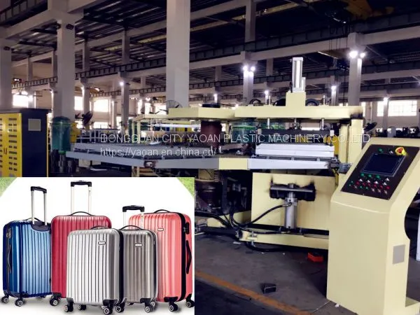 Automatic Plastic Vacuum Thermoforming suit case luggage forming machine