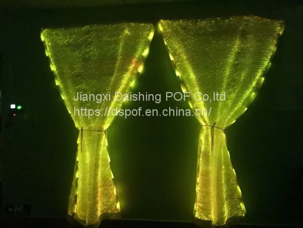 Luminous Indoor Christmas Window Curtain Led Lights up Curtain photo-4