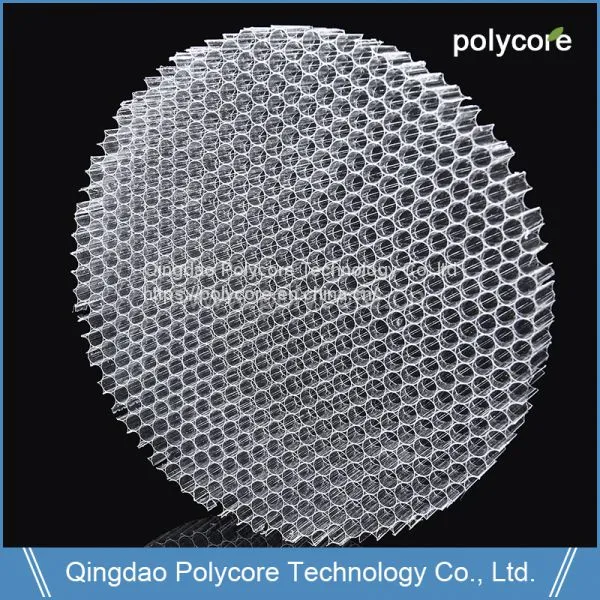 Fungi Resistant And Energy Absorption Transparent Honeycomb Panel Lighting Equipments photo-2