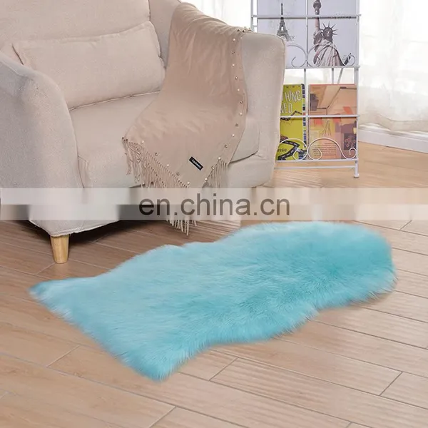 Fake Fur Rugs Plush Faux Fur Sheepskin Rug Carpet photo-6