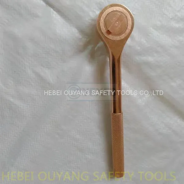 Non-Sparking Safety Hand Tools Ratchet Spanner/Wrench,1/2 photo-5