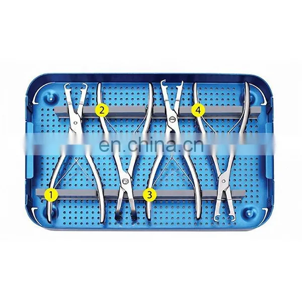 China Manufacture Surgical Titanium Rib Plate Instrument Set Trauma Instrument photo-2