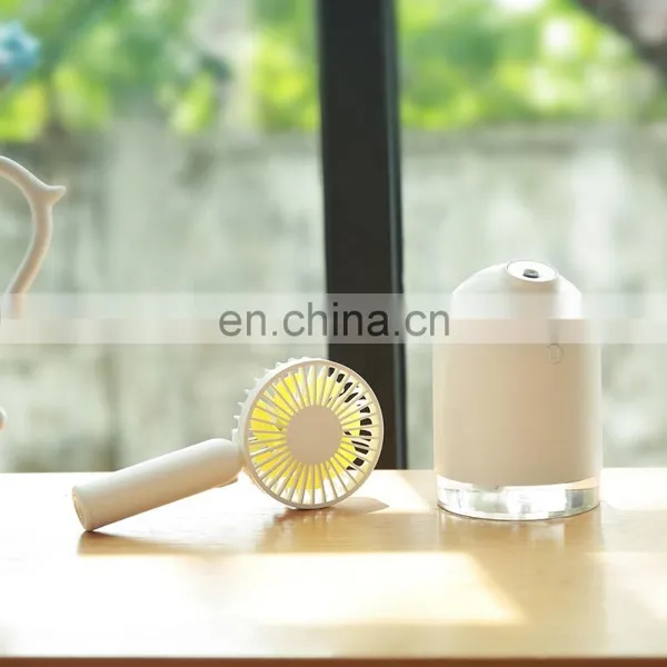 New Product 2 in 1 Multifunctional USB Mini Fan With Air Cool Humidifier photo-4