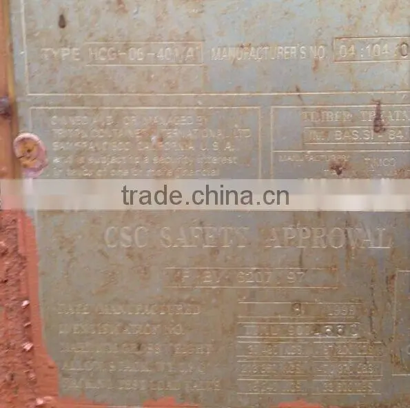 One Way Container Service From China to Usa 40hc Used Shipping Container Cargo Container photo-4