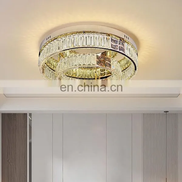 Luxury Style Interior Decoration Dining Room Living Room Modern Crystal LED Ceiling Lamp photo-2