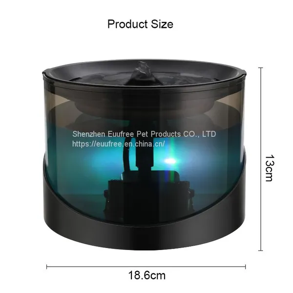 Customize Logo Pet Cat Dog Water Feeder Pet Water Fountain photo-2