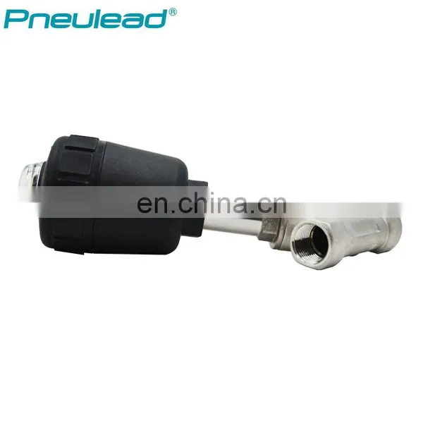 Angle Seat Valve Stainless Steel 1/2'' 2/2 Way N.C/N.O Air Control Type Pneumatic Valve photo-2