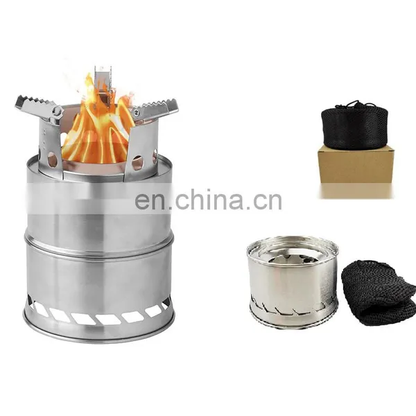 High Quality Outdoor Camping Oven Wood Portable Camp Stove photo-4