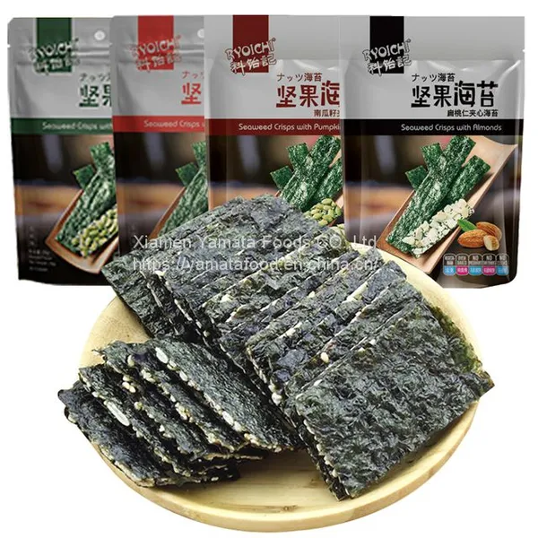 Seaweed Crisp With Almond and Sesame